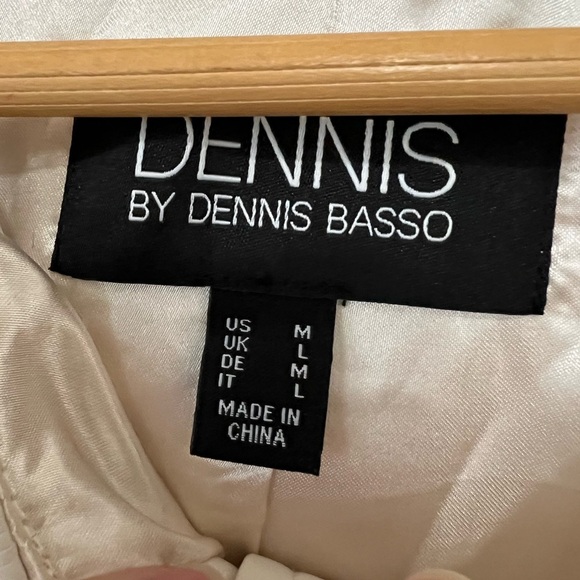 Dennis Basso Long Hair Faux Mink Coat with Faux Leather - size M - Picture 5 of 10